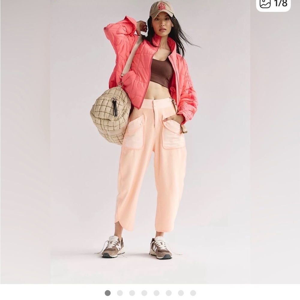Free People Timko Pant Peach NWT! Size Small